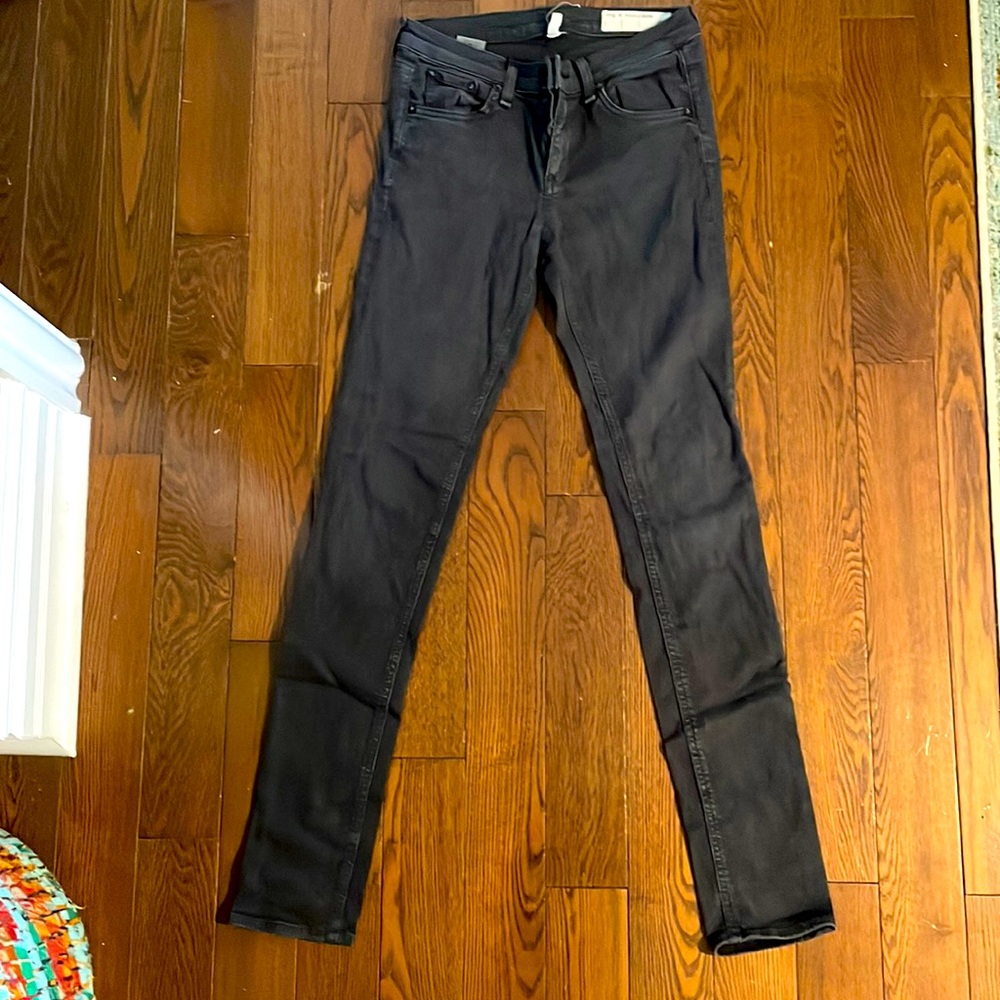 Rag and Bone dark grey skinny jeans size 26